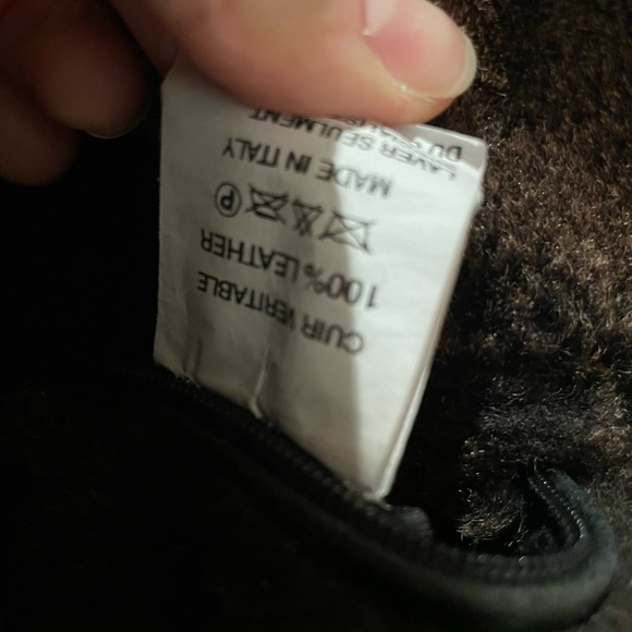 Shearling men’s winter jacket - Picture 7 of 8